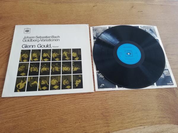Glenn Gould Johann Sebastian Bach Goldberg-Variationen CBS 72261 Deutsche Pressung VG+/VG+